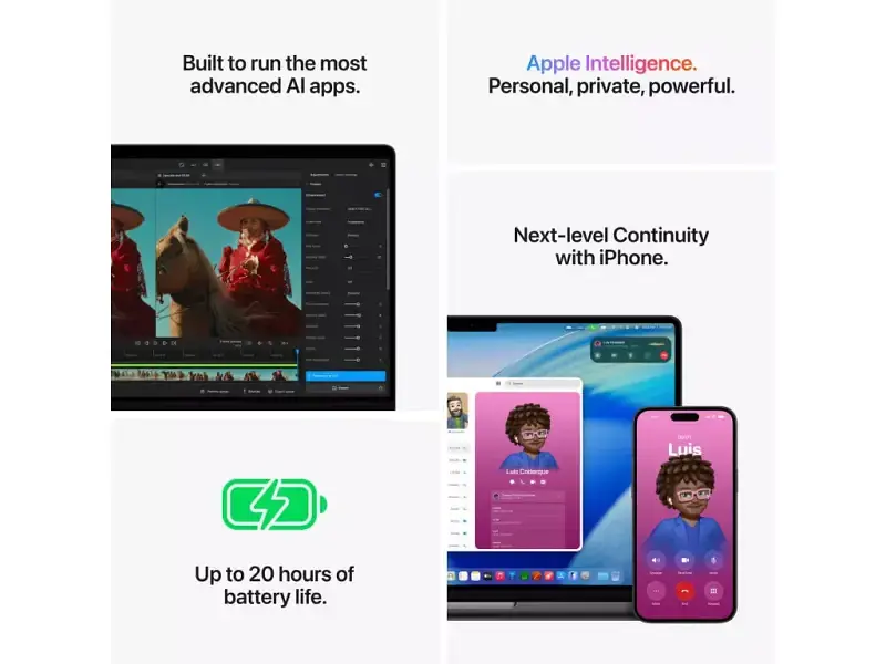 Ноутбук Apple MacBook Pro 14 2026 M5 Max/18CPU/40GPU/128GB/2TB with Nano-texture display Space Black (Z1ML002XU) - фото 3