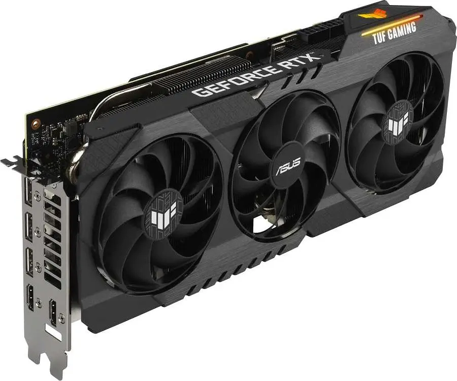 Відеокарта ASUS RTX 3080 10G TUF OC (TUF-RTX3080-O10G-GAMING) (GDDR6X, 320 bit, PCI-E v4.0 x16) Б/в - фото 7