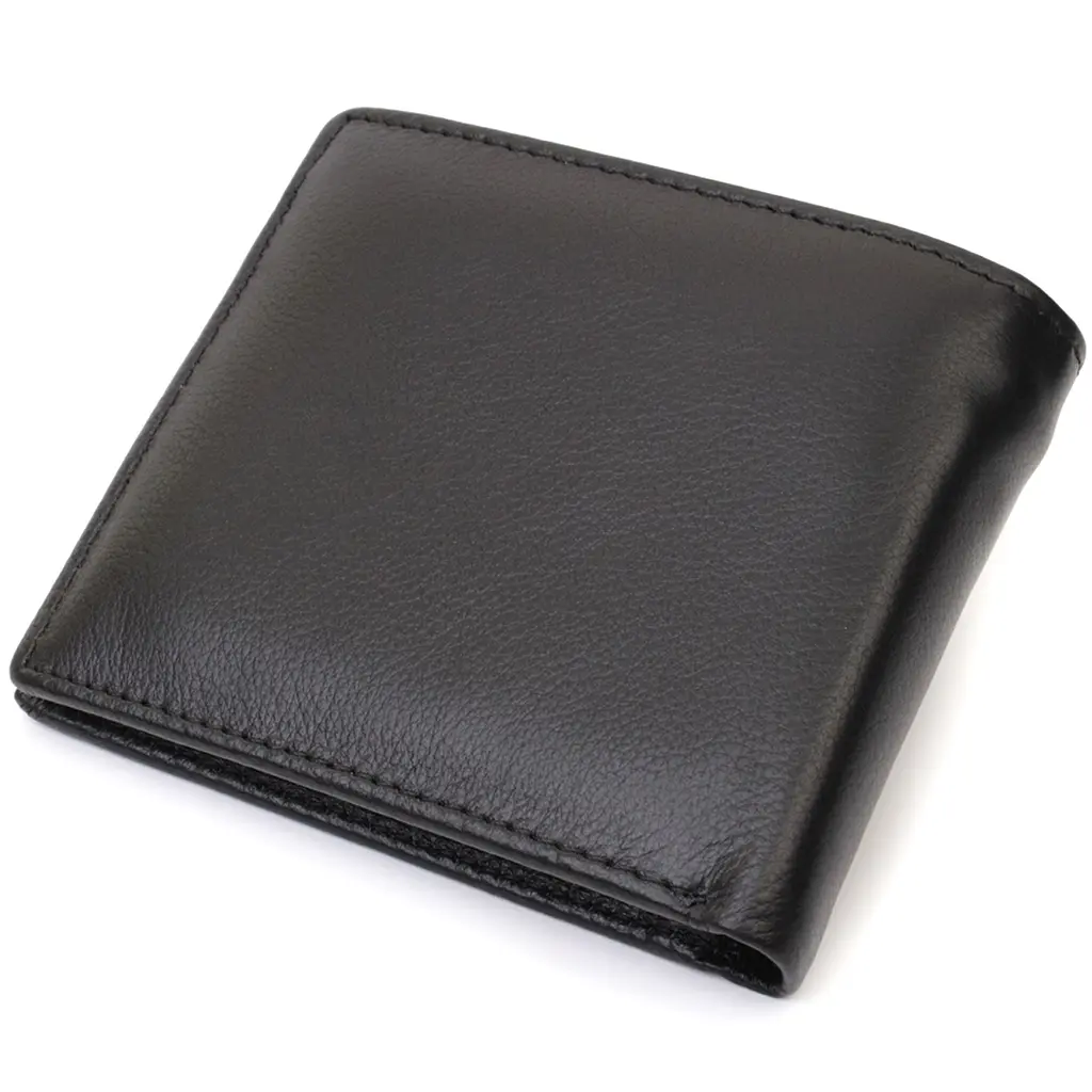 Чоловічий шкіряний гаманець ST Leather 11,5х9,5х2 см acs0029391 - фото 2