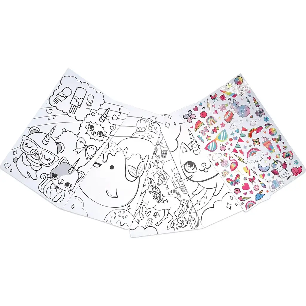 Раскраска Crayola Creations Единорог с наклейками 20 страниц (04-1174) - фото 2