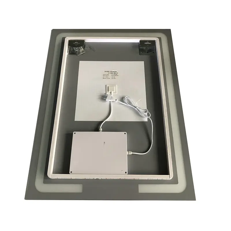 Дзеркало Zerix Prime MR02-50x80 з LED Touch, Anti-fog, димером, регулятором яскравості ZX6052 - фото 4