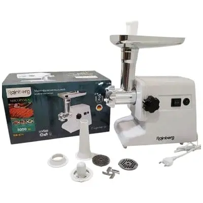 Електрична м'ясорубка Rainberg RB-671 з насадками для соку  - фото 7