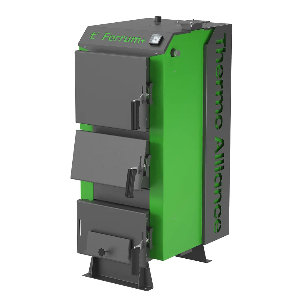 Котел твердопаливний сталевий Thermo Alliance Ferrum Plus V 4.0 FSF+ 14