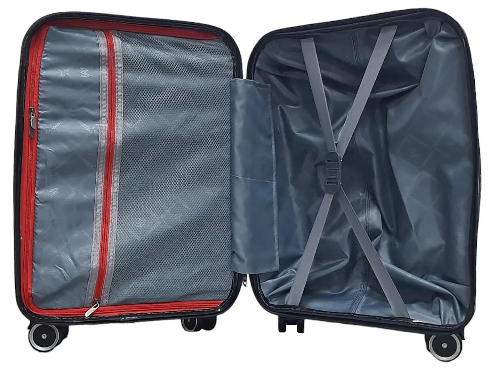 Валіза міні XS+ з поліпропілену Milano bag 0305 40л Чорний - фото 5