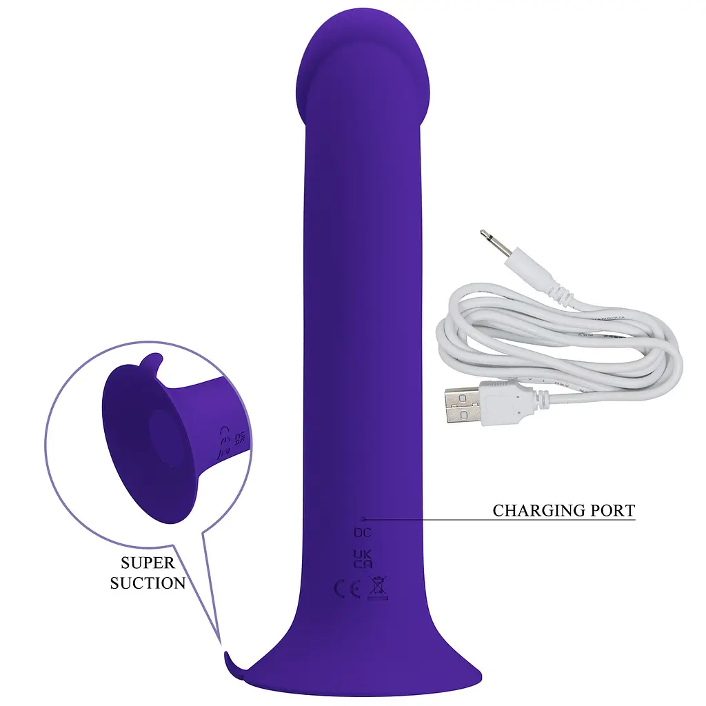 Вібратор PRETTY LOVE Murray - Youth, 12 pulse wave settings 12 vibration functions Suction base PRETTY LOVE BI-014952L 98729 - фото 5