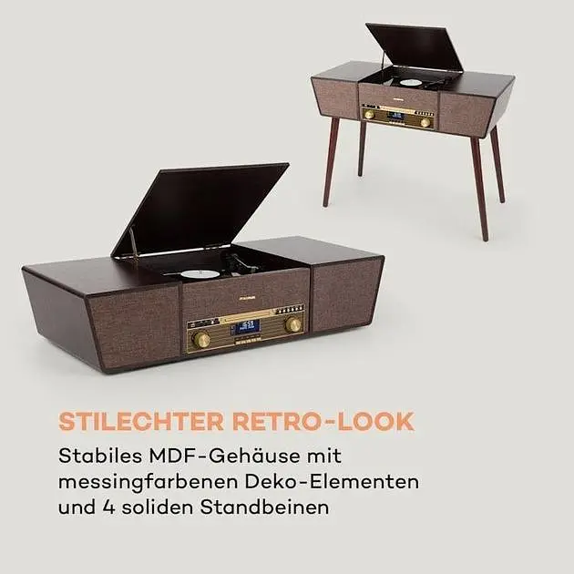 Проигрыватель винила Auna Belle Epoque 1912 (10034402) - фото 6