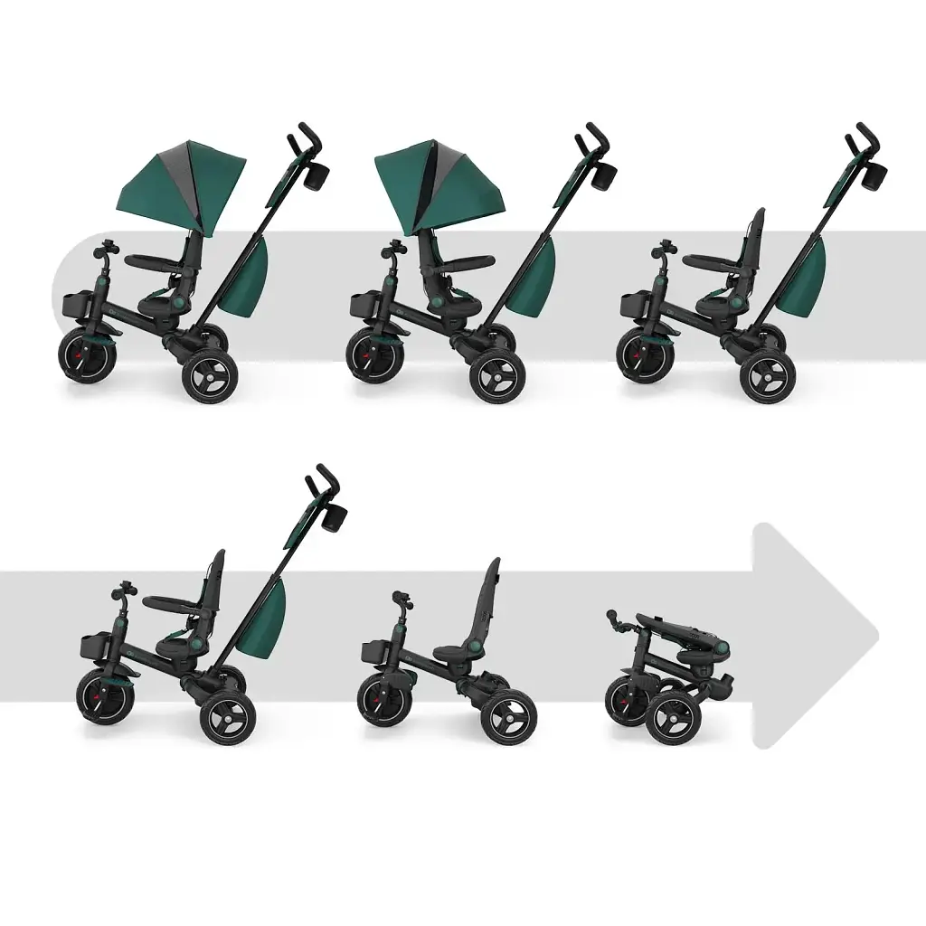 Триколісний велосипед Kinderkraft Spinstep 2 Plus Green (KRSPST02GREPL00)  - фото 6