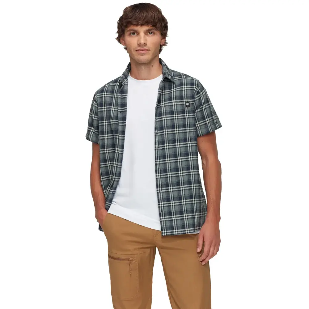 Сорочка Mammut Trovat Summer Shirt M XXL marine-strata - фото 2