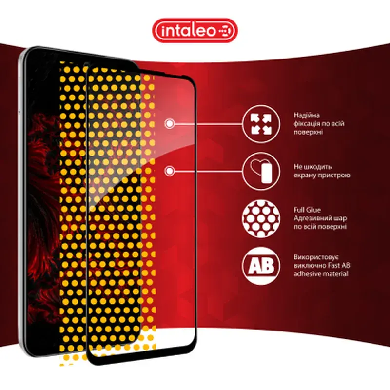 Скло захисне Intaleo Full Glue Tecno Spark 30C Black (1283126599361) - фото 7