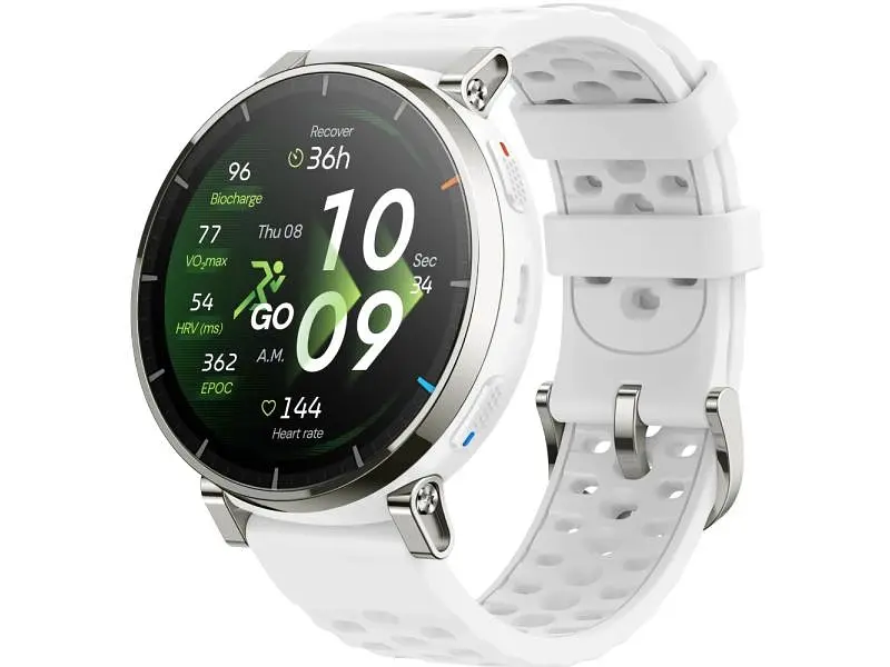 Смарт-годинник Amazfit Active 3 Premium NFC Aero White (W2559GL3N)