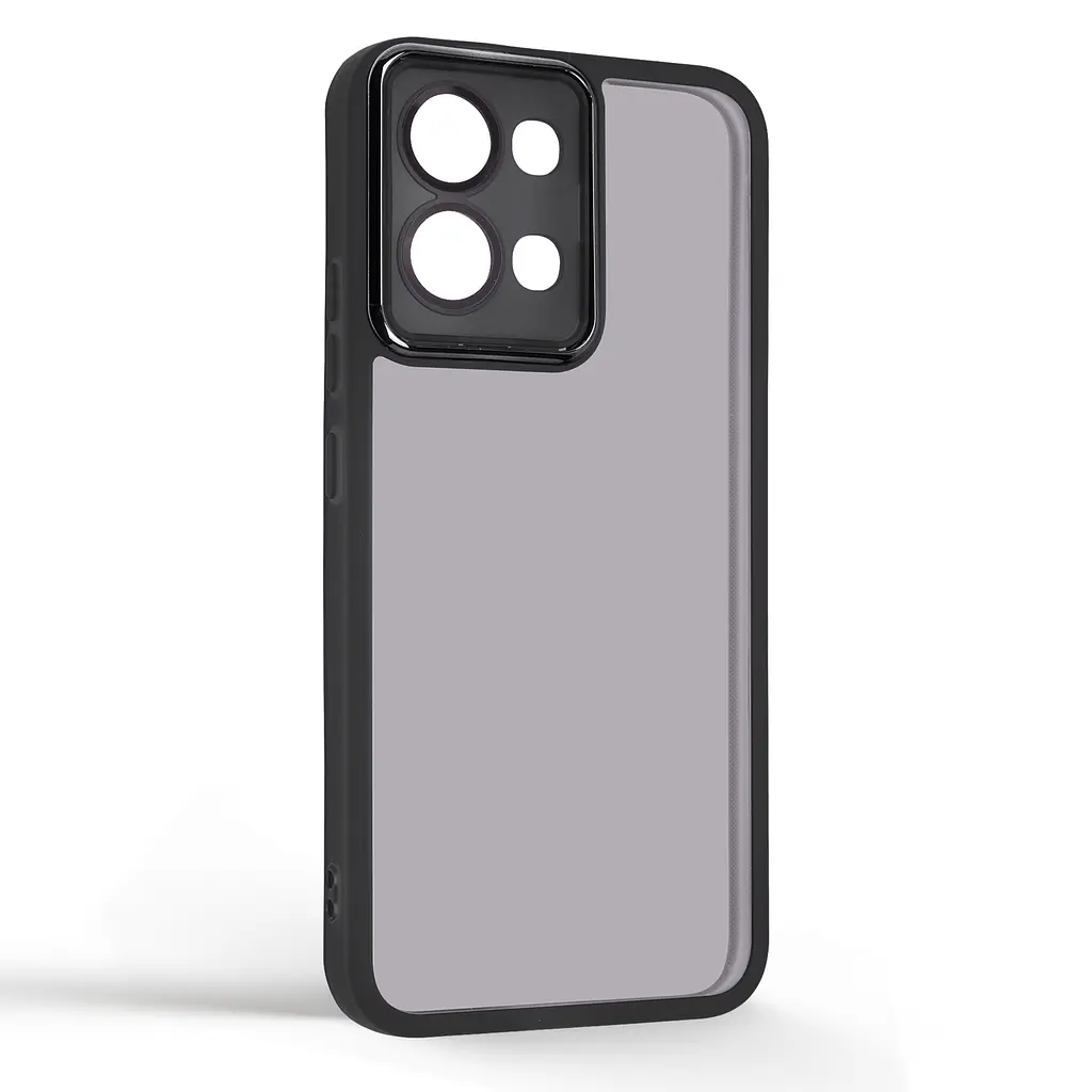 Защитный чехол для OPPO A6 Pro 4G, Shade, черный, TPU+PC, матовый, защита всего корпуса, панель-накладка, противоударный, с большими бортами, амортизирует удары при падениях, ArmorStandart (ARM89189) - фото 2