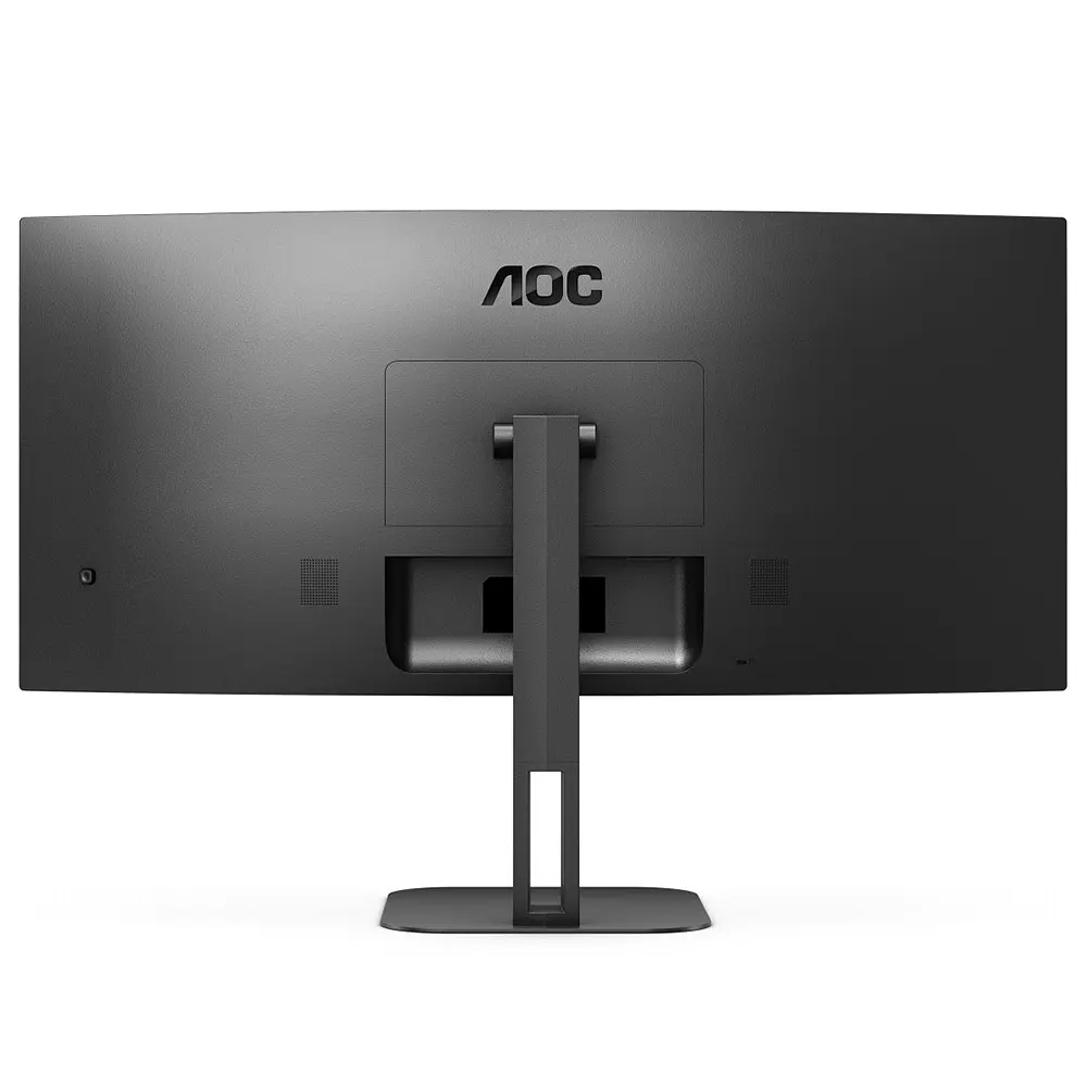 TFT 34` AOC CU34V5C/BK, WQHD, VA, 100Гц, 1 мс, вигнутий, HDMI, DP, USB-C, USB-hub, колонки, чорний - фото 4