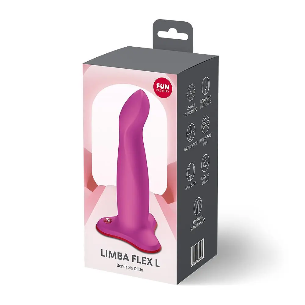 Фалоімітатор з ефектом пам'яті Fun Factory Limba Flex L, 18.1 см - фото 5