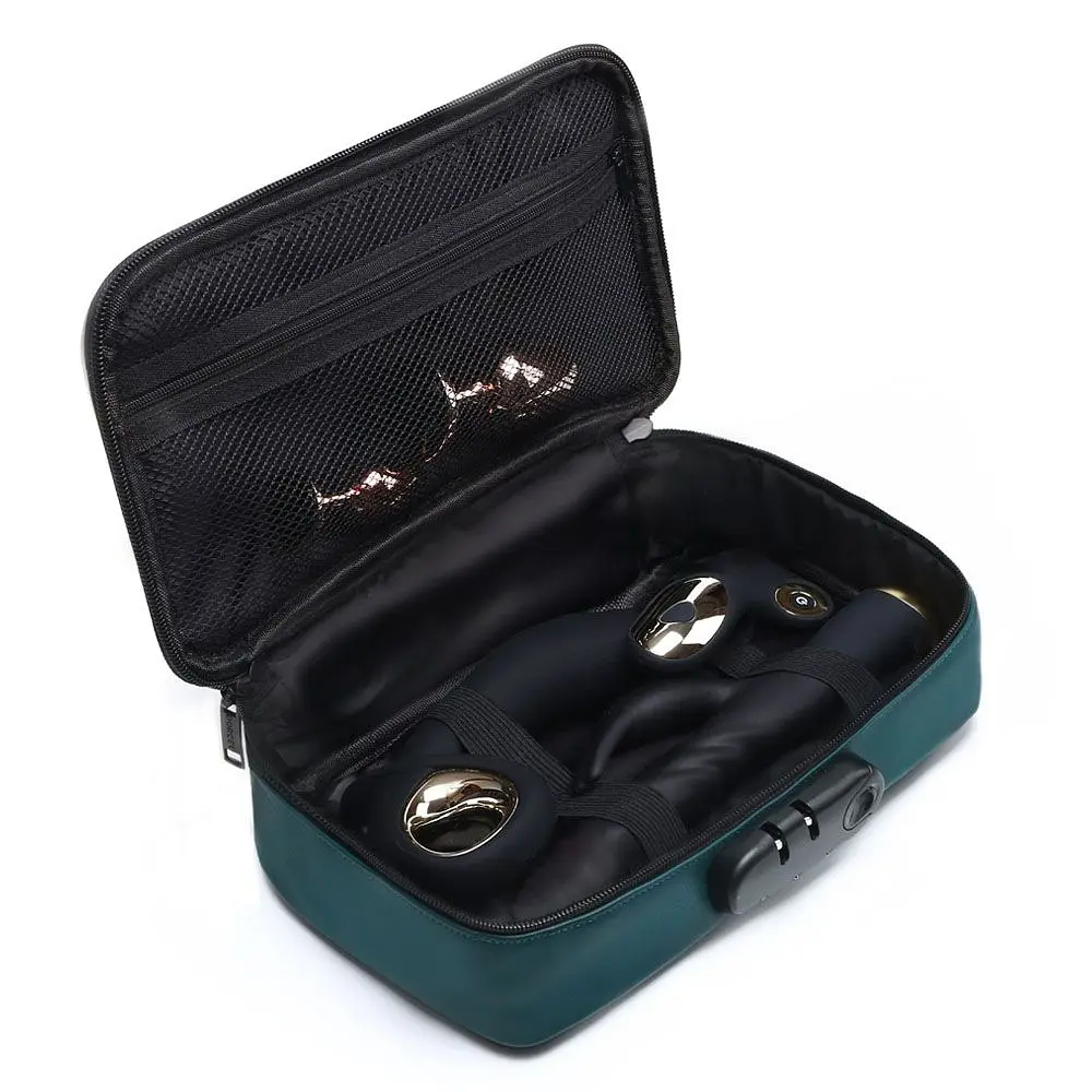 Кейс для аксесуарів Dorcel Discreet Box Luxury Green (зелений) - фото 8