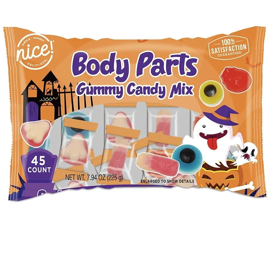 Желейні цукерки Amos Halloween Gummy Candy Body Parts 225 g - фото 2