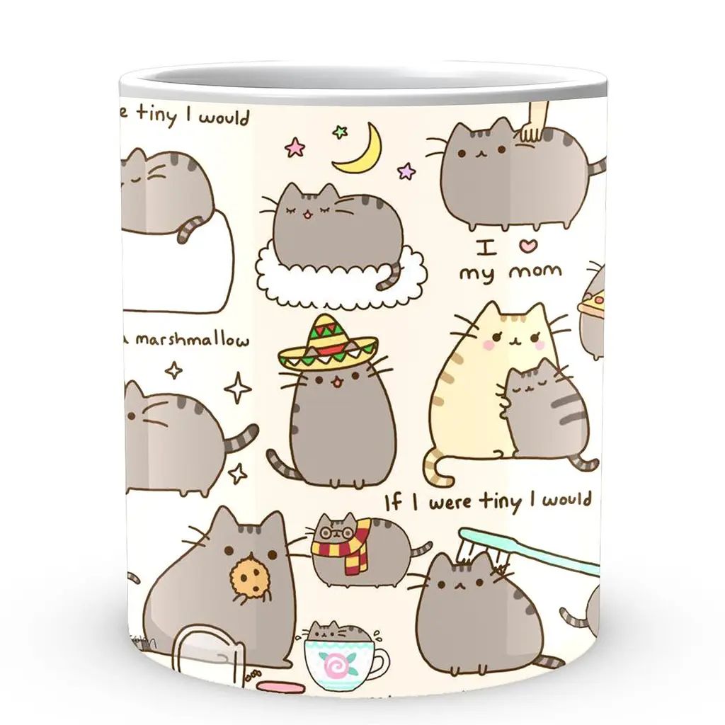 Кухоль GeekLand Pusheen Пушин PC 02.25 330 мл білий - фото 2