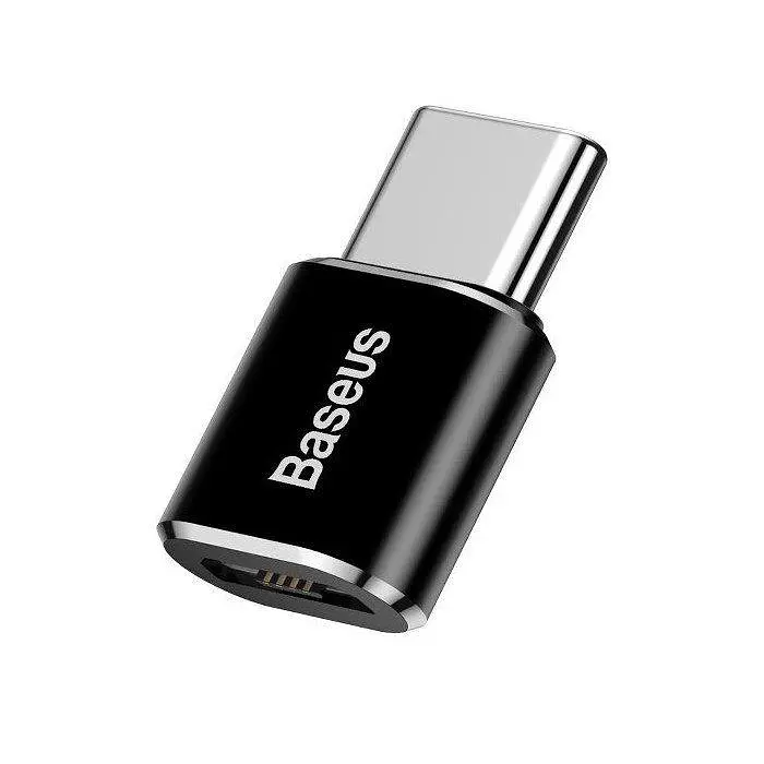 Переходник BASEUS mini Micro USB to Type-C 2.4A (CAMOTG-01) - фото 2