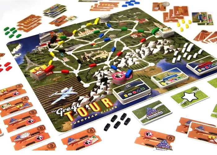 Настільна гра Tactic Чудова подорож (The Great Tour: European Cities) (мульті) (55402) - фото 3
