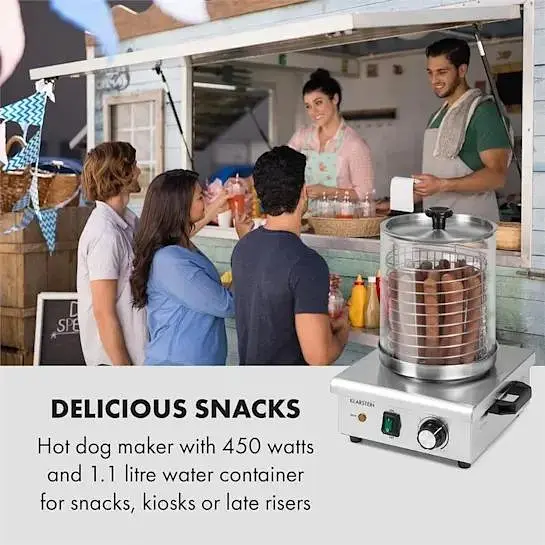 Хот дог мейкер гриль Klarstein Wurstfabrik 450 (10034450) - фото 2
