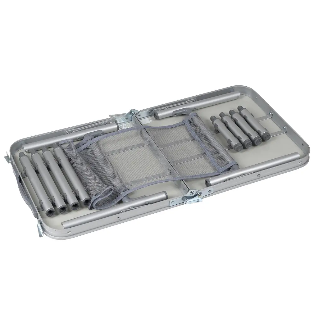 Складний стіл Bo-Camp Premium 80x40 cm Grey (1404411), Сірий - фото 5