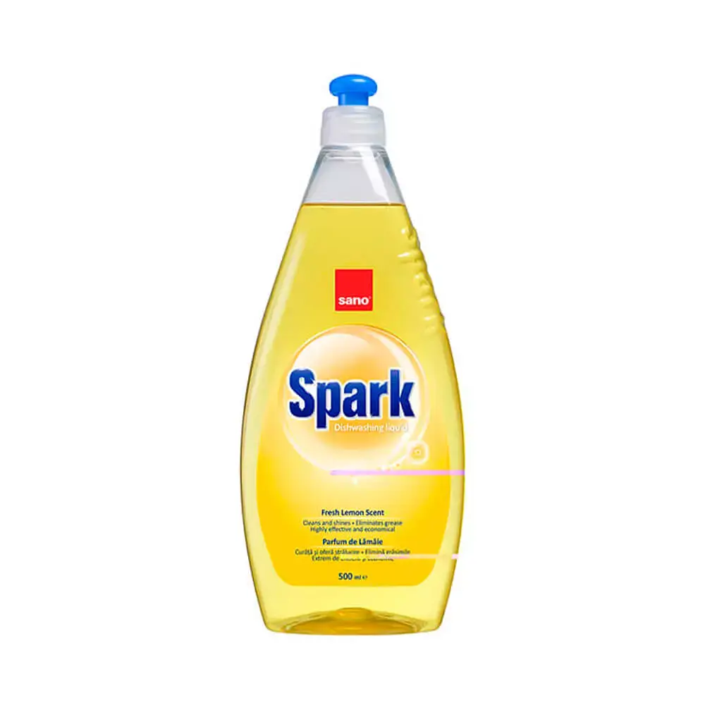 Засіб для миття посуду Sano Spark Lemon Лимон, 500 мл