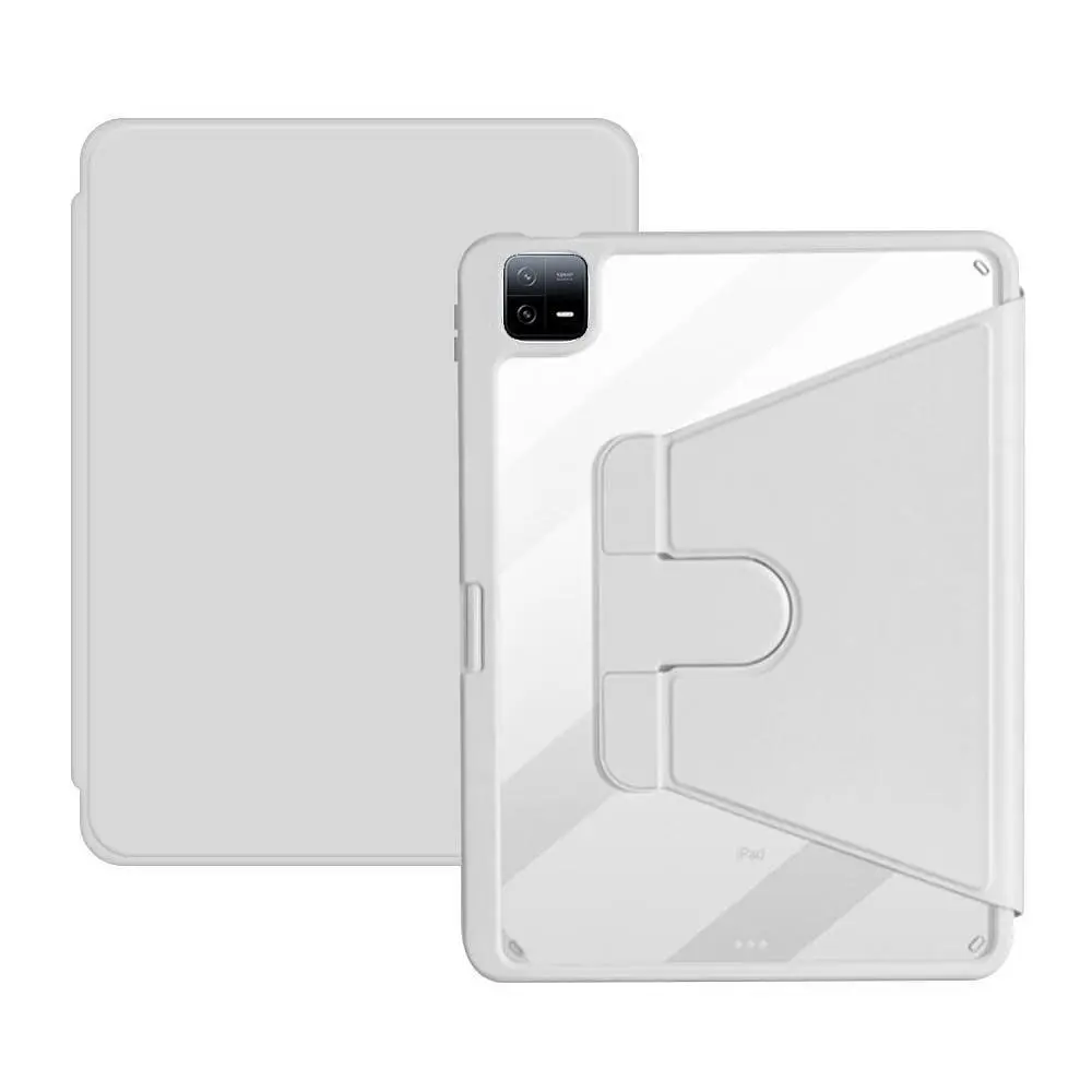 Чохол TPUCristal Pen holder 360 для Xiaomi Pad 6 / 6 Pro 11 2023 Сірий - фото 2