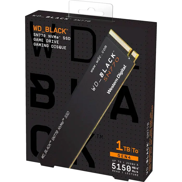 SSD накопичувач WD Black SN770 1 TB [WDS100T3X0E] [95013] - фото 3