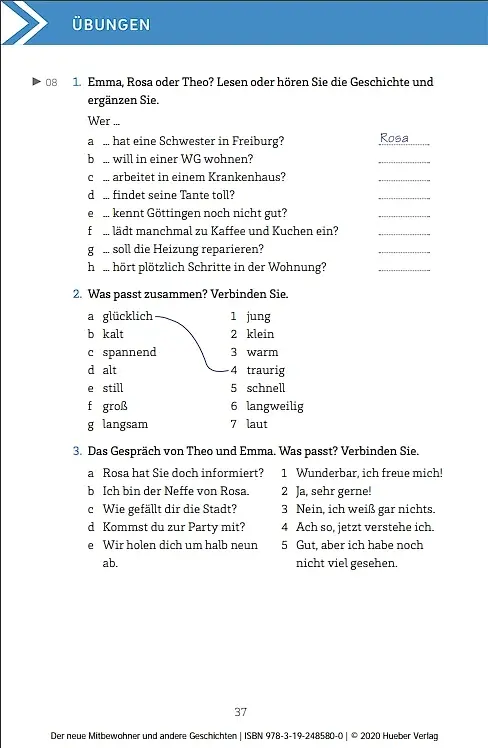 A1. Der neue Mitbewohner und andere Geschichten + MP3 - фото 5