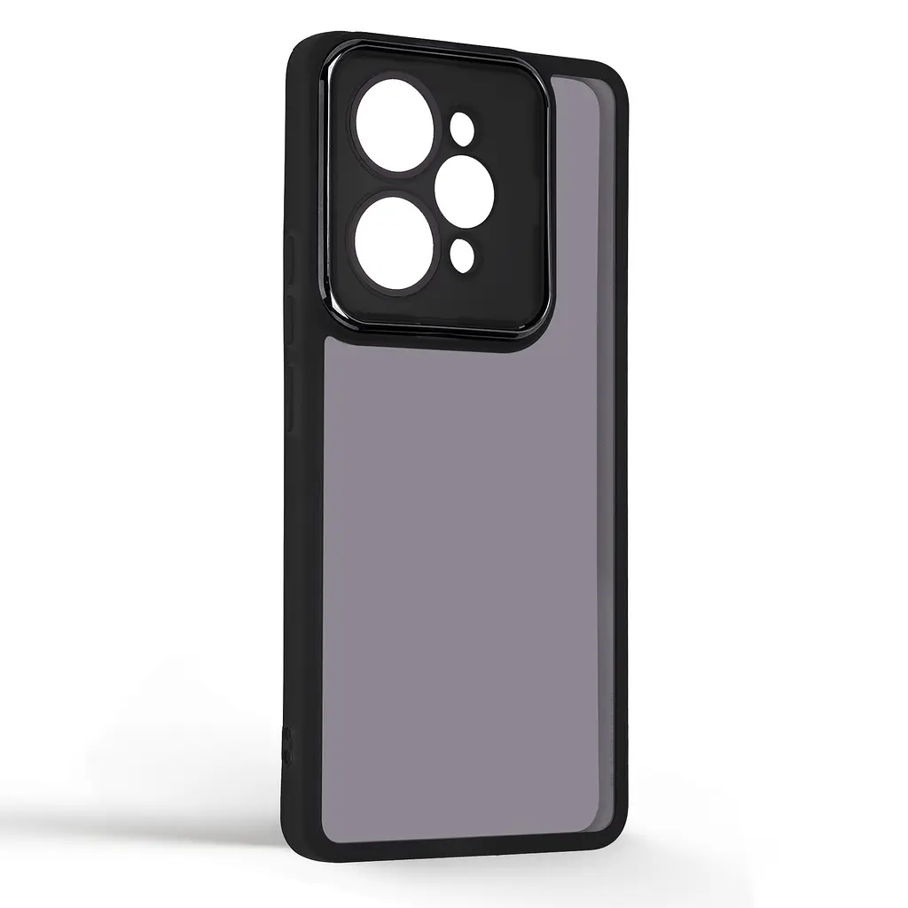 Защитный чехол для Realme 15 Pro 5G, Shade, черный, TPU+PC, матовый, защита всего корпуса, панель-накладка, противоударный, с большими бортами, амортизирует удары при падениях, ArmorStandart (ARM89114) - фото 2