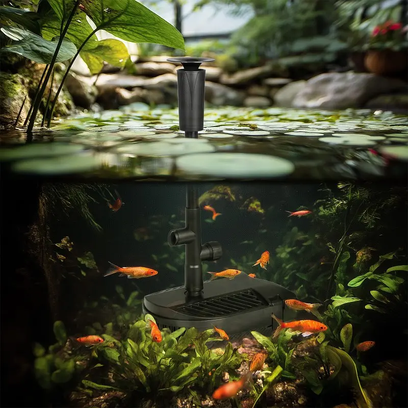 Фонтан-фільтр для ставка Kruger Meier FountainPure 2000 3 в 1: насос, фільтр, фонтан (1500 л/год) - фото 3