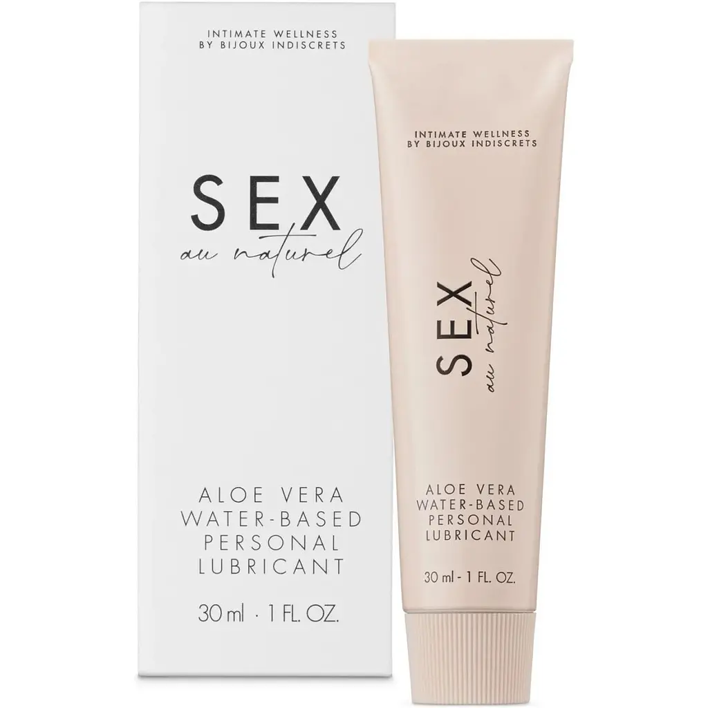 Лубрикант із доглядом на водній основі Bijoux Indiscrets Sex au Naturel - Aloe Vera - фото 2