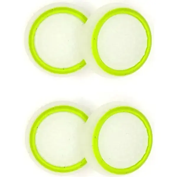 Накладки на стіки Thumb Grips 4-pack для PS4/PS5/Xbox White Green [122996] - фото 3