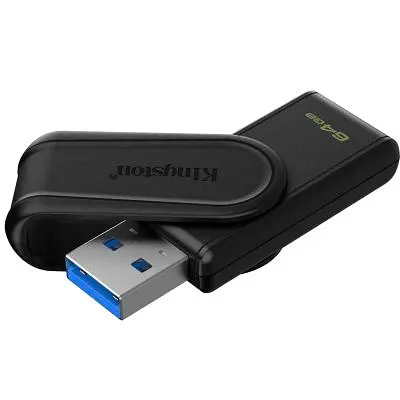 USB флеш накопичувач Kingston 64GB DataTraveler Exodia S Black USB 3.2 (DTXS/64GB) - фото 2