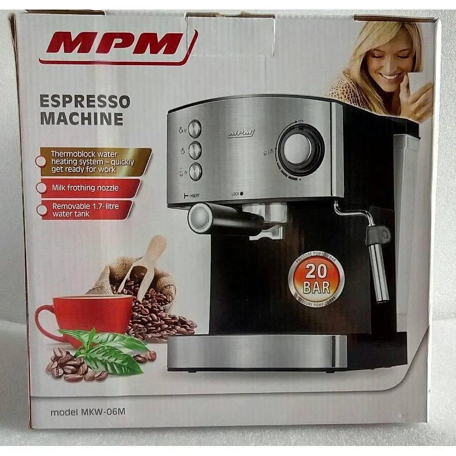 Рожковая кофеварка эспрессо MPM Product MKW-06M - фото 6