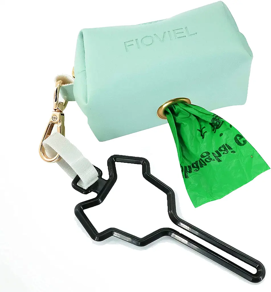 Диспенсер для біопакетів Fioviel dog poop bag dispenser бірюзовий - фото 2