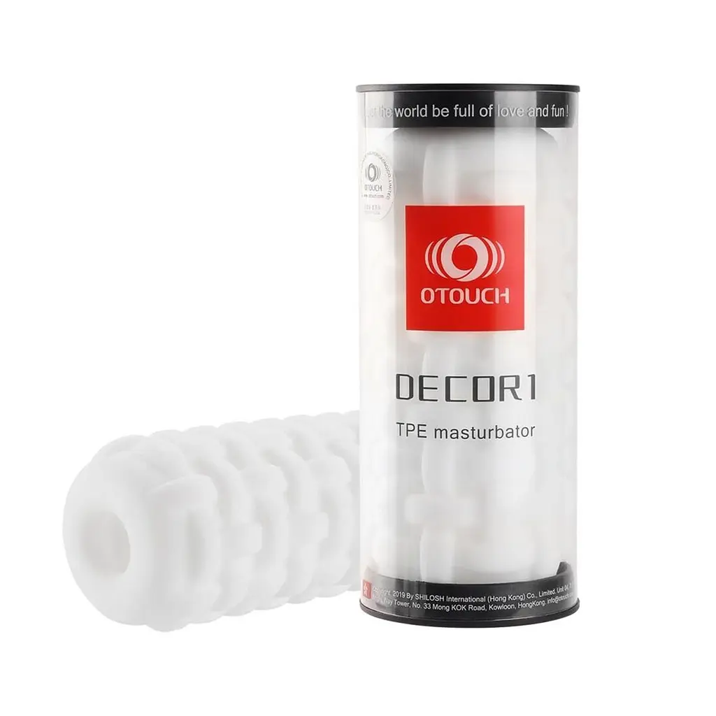 Мастурбатор Otouch DECOR 1-A, потовщений TPE, ефект всмоктування, спіральні виступи - фото 6