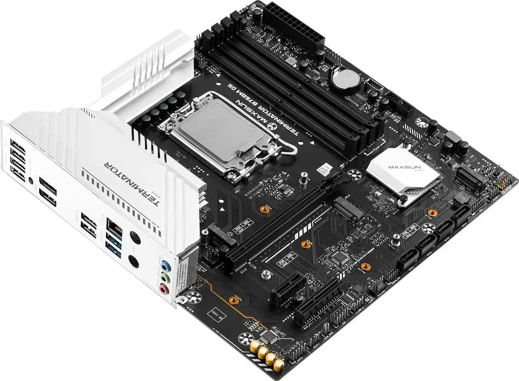 Материнская плата Maxsun Terminator B760M D5 (MS-TERMINATOR B760M D5) (Socket 1700, Intel B760, Micro-ATX) - фото 5