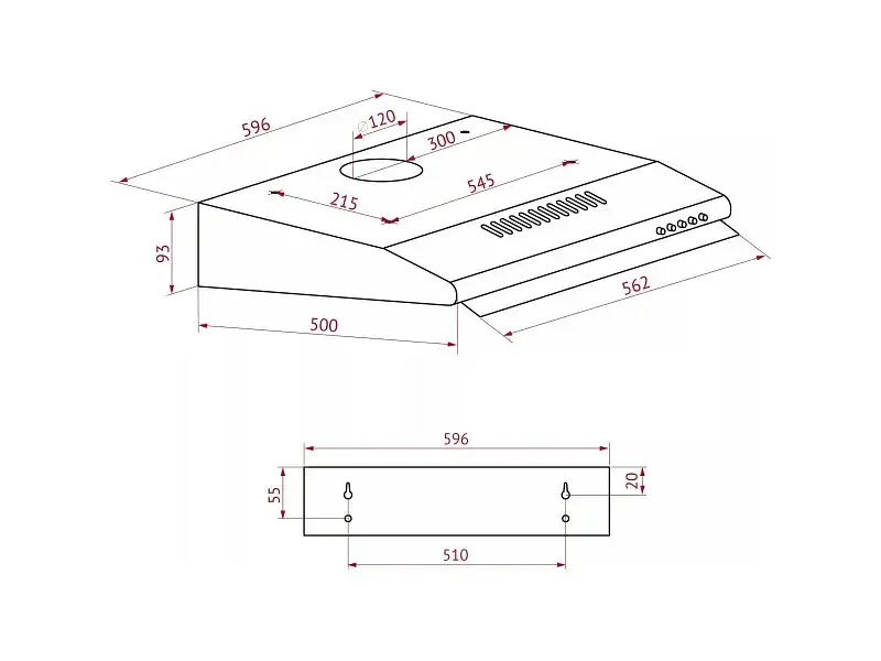 Витяжка Perfelli PL 6244 BG LED - фото 5