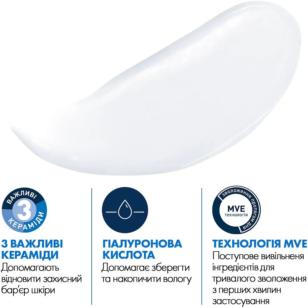 Зволожувальне молочко CeraVe для сухої та дуже сухої шкіри обличчя і тіла (змінний блок) 473 мл - фото 4