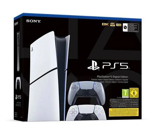 Ігрова консоль Sony PlayStation 5 Slim Digital Edition + DualSense Sterling Silver - фото 5