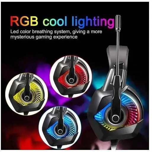 Навушники Onikuma Gaming with RGB LED K6 чорні - фото 6