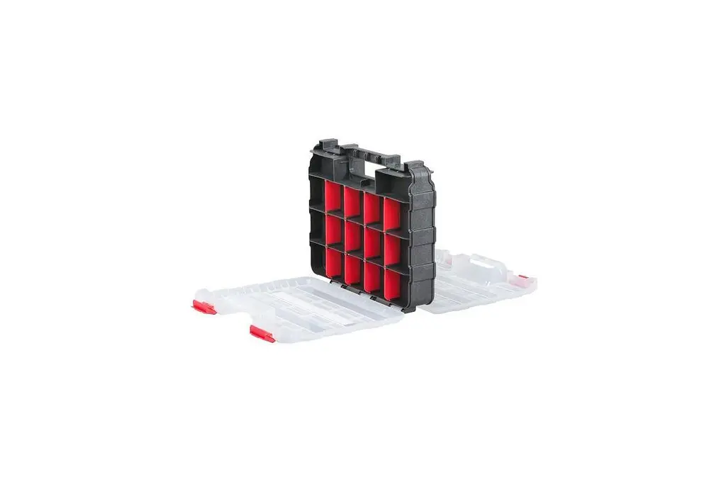 Органайзер для зберігання дрібних деталей з ручкою Intertool BX-4022 12.5" 2-в-1 320 x 270 x 80 мм - фото 7