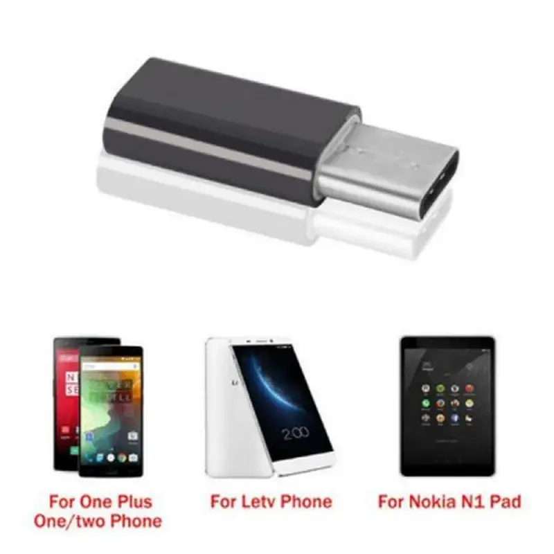 Перехідник Type-C to Micro USB Lapara (LA-Type-C-MicroUSB-adaptor black) - фото 6
