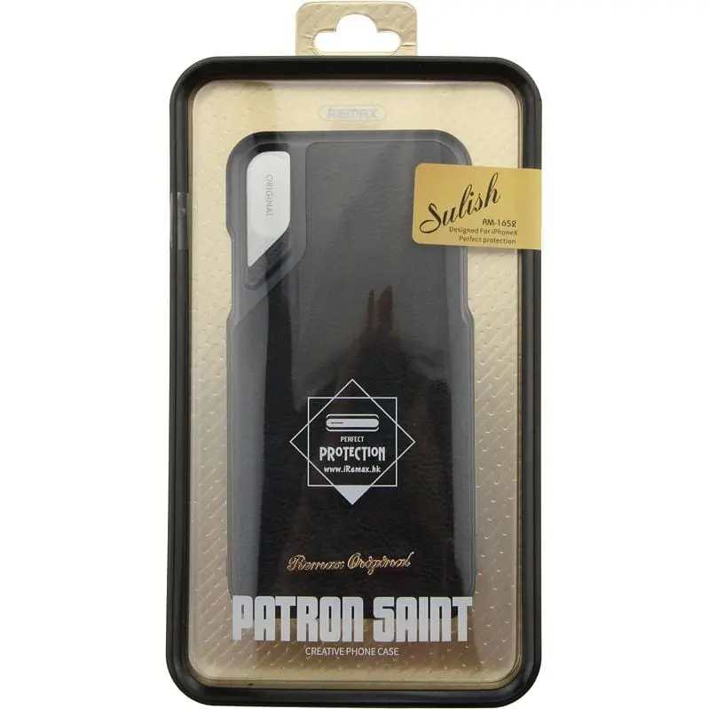 Чохол-накладка Remax Patron Saint Series Case Apple iPhone X Black - фото 2