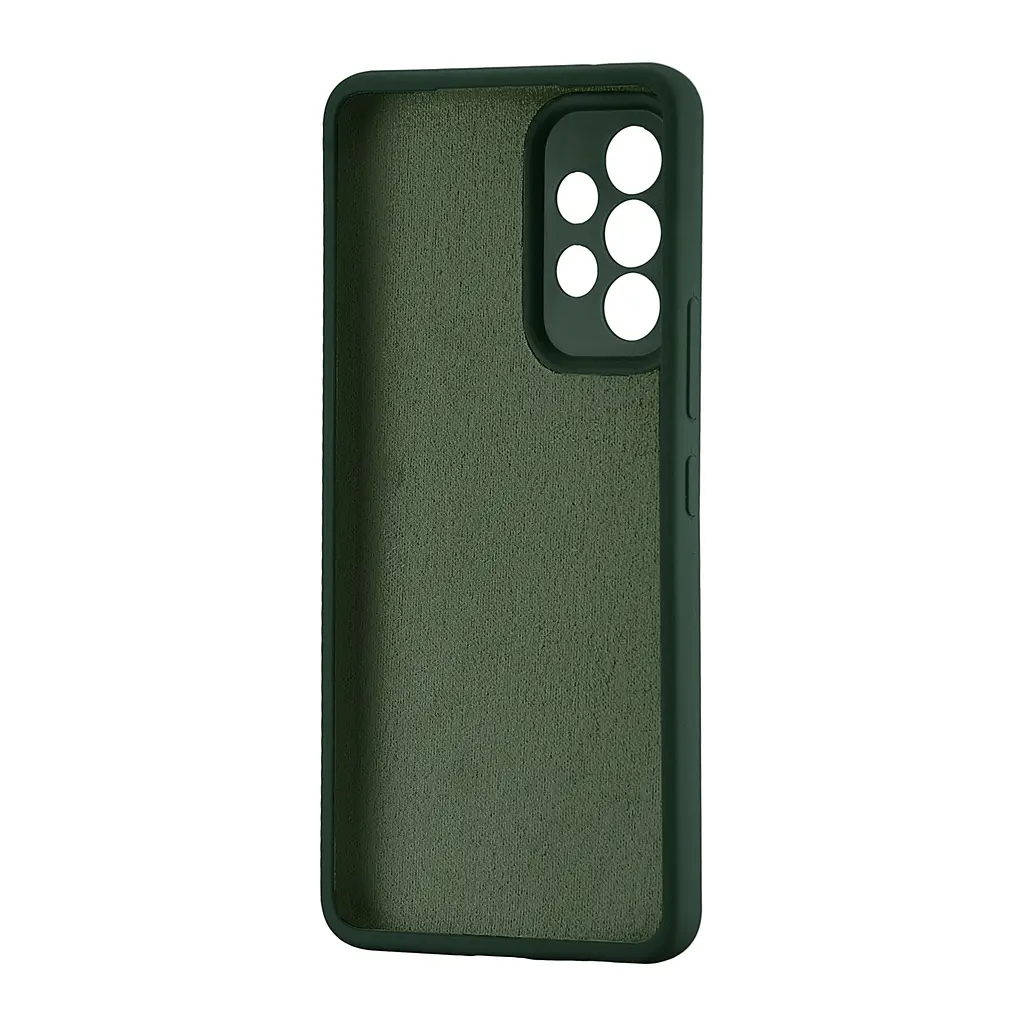 Чохол Silicone Case Samsung A53 5G (A536) Dark Green - фото 2