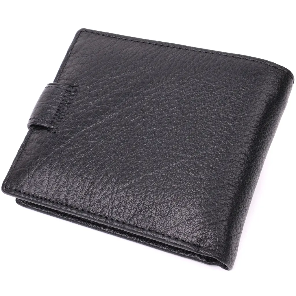 Кожаный мужской бумажник ST Leather 11,5х9,5х1,5 см acs0028309 - фото 2