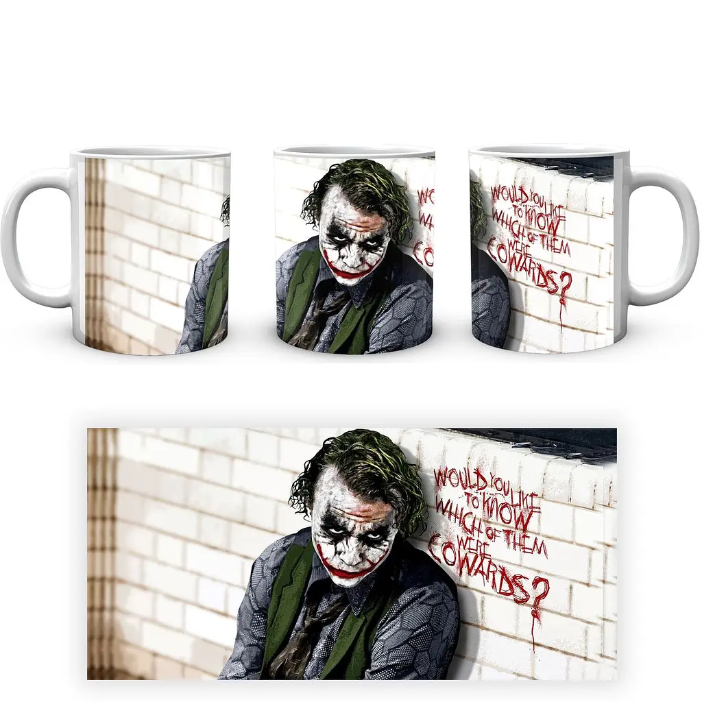 Кухоль GeekLand Джокер Joker Сидить у стіни JK.02.450 330 мл білий - фото 3