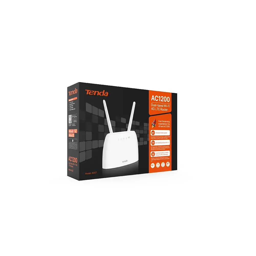 Бездротовий 3G/4G маршрутизатор Tenda 4G07 - фото 4
