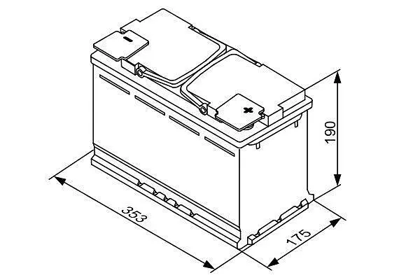Акумулятор Bosch S5 AGM 95Ah EN 850A (0 092 S5A 130) - фото 5