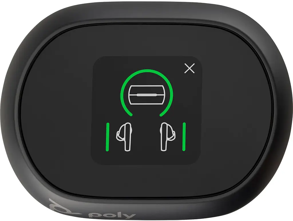 Наушники TWS Poly Voyager Free 60+ Earbuds + BT700C + TSCHC Black - фото 2